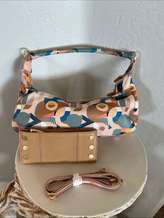 Hammitt Handbags - Hammitt Becker Multicolor Geometric Print Shoulder Bag and Hammitt wallet